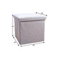 12" Black Boucle Cube Storage Ottoman