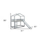 Gray Twin Over Twin Wood Bunk Bed With Slide