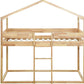 Natural Twin Over Twin Wood Bunk Bed