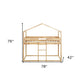 Natural Twin Over Twin Wood Bunk Bed