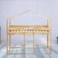 Natural Twin Over Twin Wood Bunk Bed