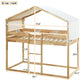 Natural Twin Over Twin Wood Bunk Bed