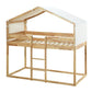 Natural Twin Over Twin Wood Bunk Bed