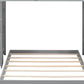 Gray Twin Over Full Wood Bunk Bed With Stairs And Drawers And Storage