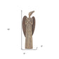 15" Brown Resin Figurine Tabletop Sculpture