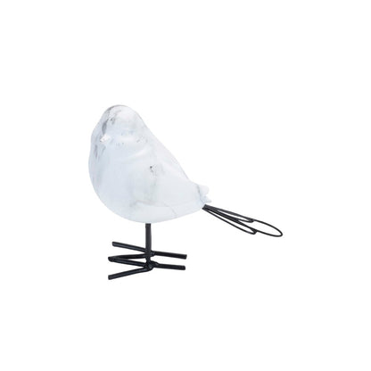 Set of Four White Polyresin Figurine Tabletop Sculpture