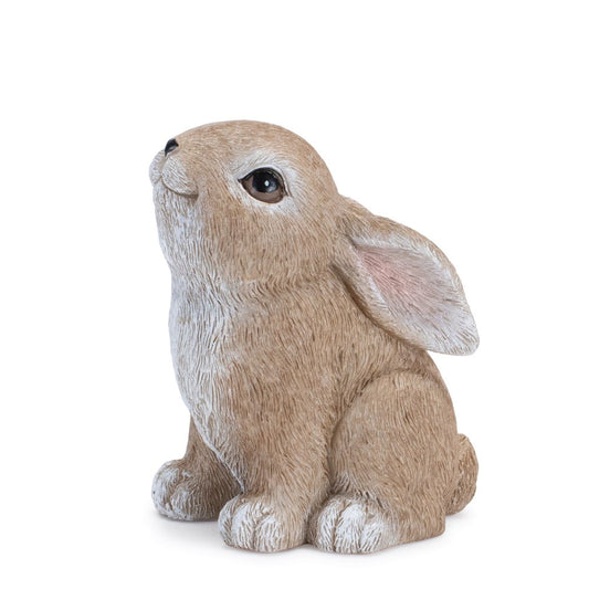 Set of Four Beige Polyresin Figurine Tabletop Sculpture