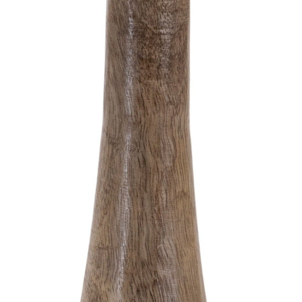 Set of Four White Wood Tabletop Sculpture