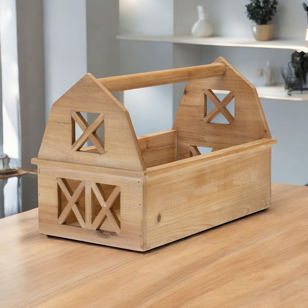 10" Brown Wood Tabletop Sculpture