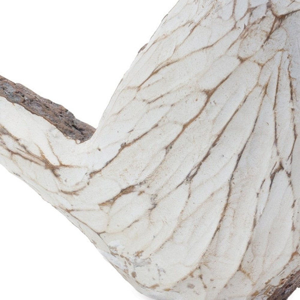 Set of Four Brown Resin Figurine Tabletop Sculpture