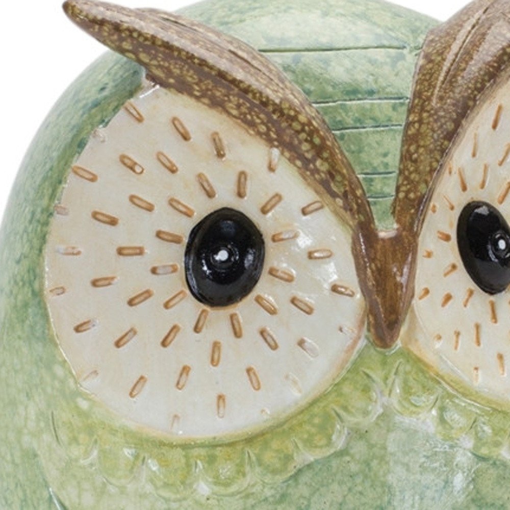 Set of Three Blue Terracotta Figurine Tabletop Sculpture