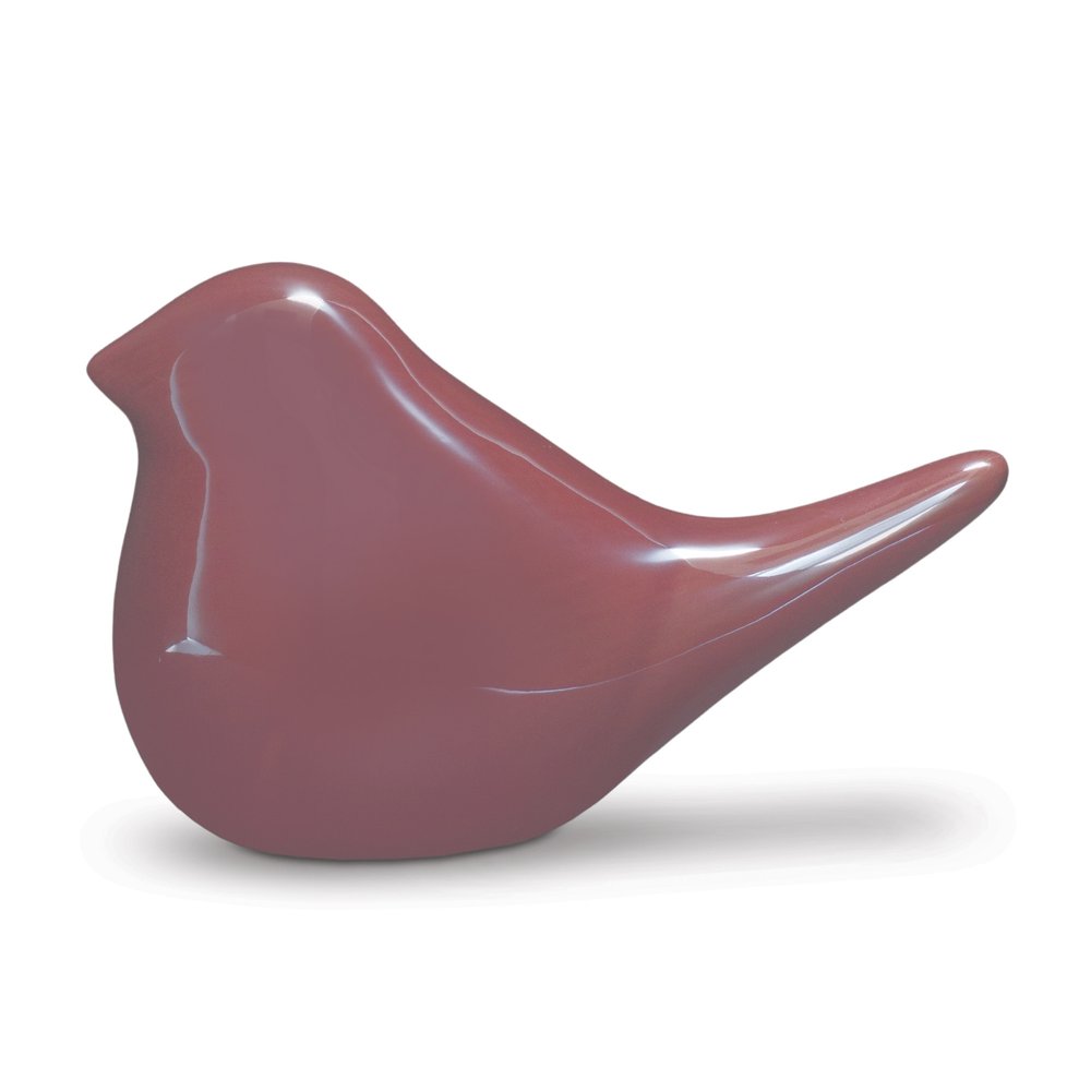 Set of Two Brown Porcelain Figurine Tabletop Sculpture