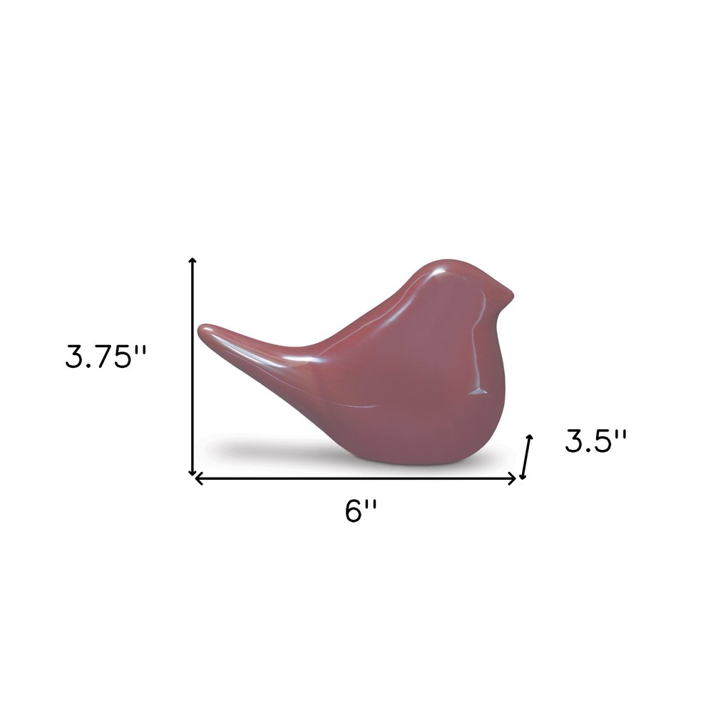 Set of Two Brown Porcelain Figurine Tabletop Sculpture