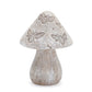 Set of Two Gray Polyresin Figurine Tabletop Sculpture