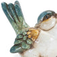 Set of Six Blue Terracotta Figurine Tabletop Sculpture