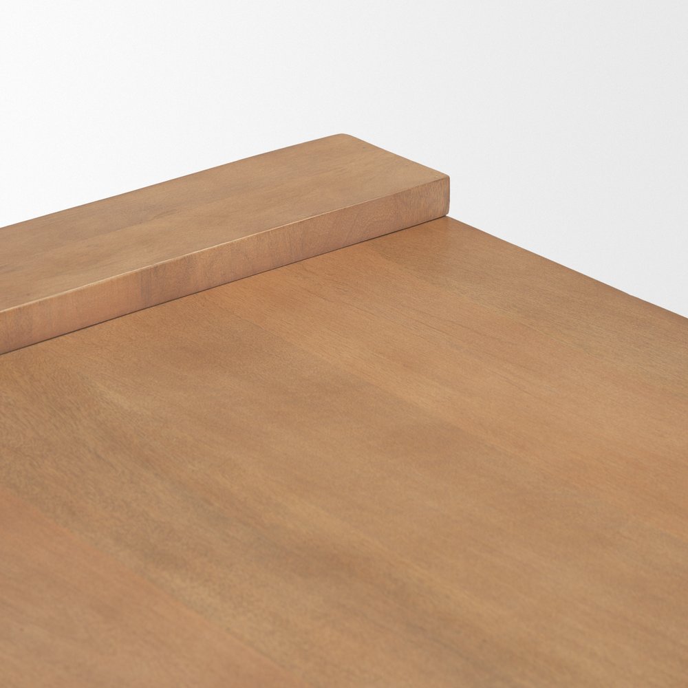 48" Natural Solid Wood Sled Coffee Table