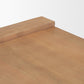 48" Natural Solid Wood Sled Coffee Table