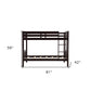 Espresso Twin Over Twin Wood Bunk Bed