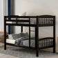 Espresso Twin Over Twin Wood Bunk Bed