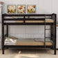 Espresso Twin Over Twin Wood Bunk Bed