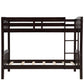 Espresso Twin Over Twin Wood Bunk Bed