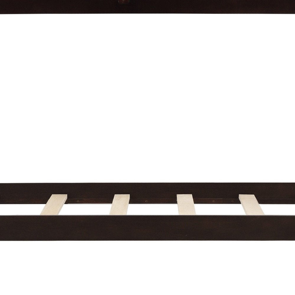 Espresso Twin Over Twin Wood Bunk Bed