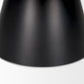 40" Brown and Black Solid Wood and Iron Round Pedestal Coffee Table
