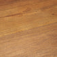 40" Brown and Black Solid Wood and Iron Round Pedestal Coffee Table