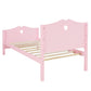 Pink Wood Twin Bed Frame