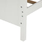 White Wood Twin Bed Frame