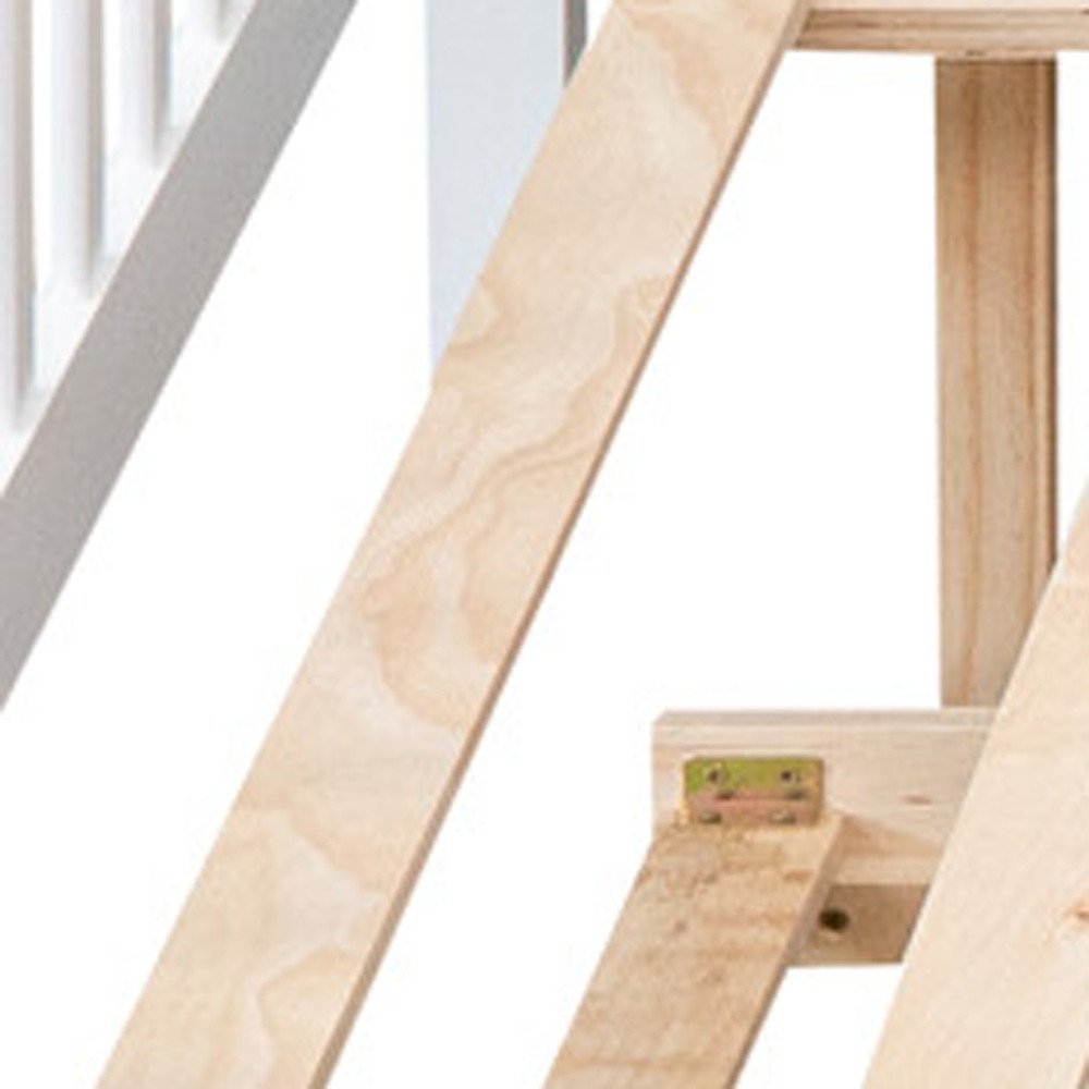 White Wood Full Canopy Bed Frame With Trundle