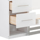 White Wood Queen Murphy Bed