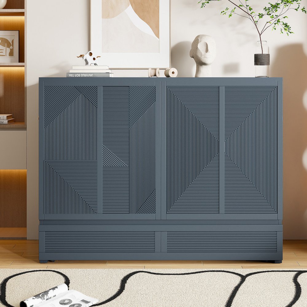 Gray Wood Full Murphy Bed