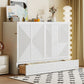 White Wood Queen Murphy Bed