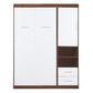White Wood Twin Murphy Bed