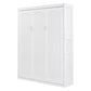 White Wood Queen Murphy Bed