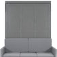 Gray Wood Queen Murphy Bed