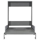 Gray Wood Queen Murphy Bed