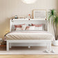 White Wood Queen Murphy Bed