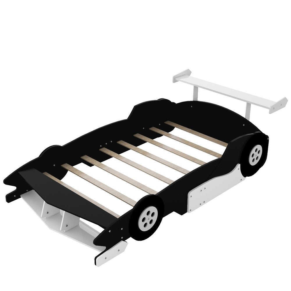 Black Wood Full Bed Frame