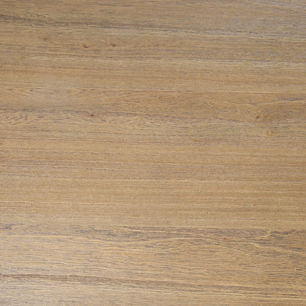 55" Natural Solid Wood Oval Coffee Table