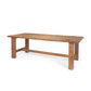 95" Natural Reclaimed Wood Trestle Base Dining Table