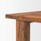 95" Natural Reclaimed Wood Trestle Base Dining Table