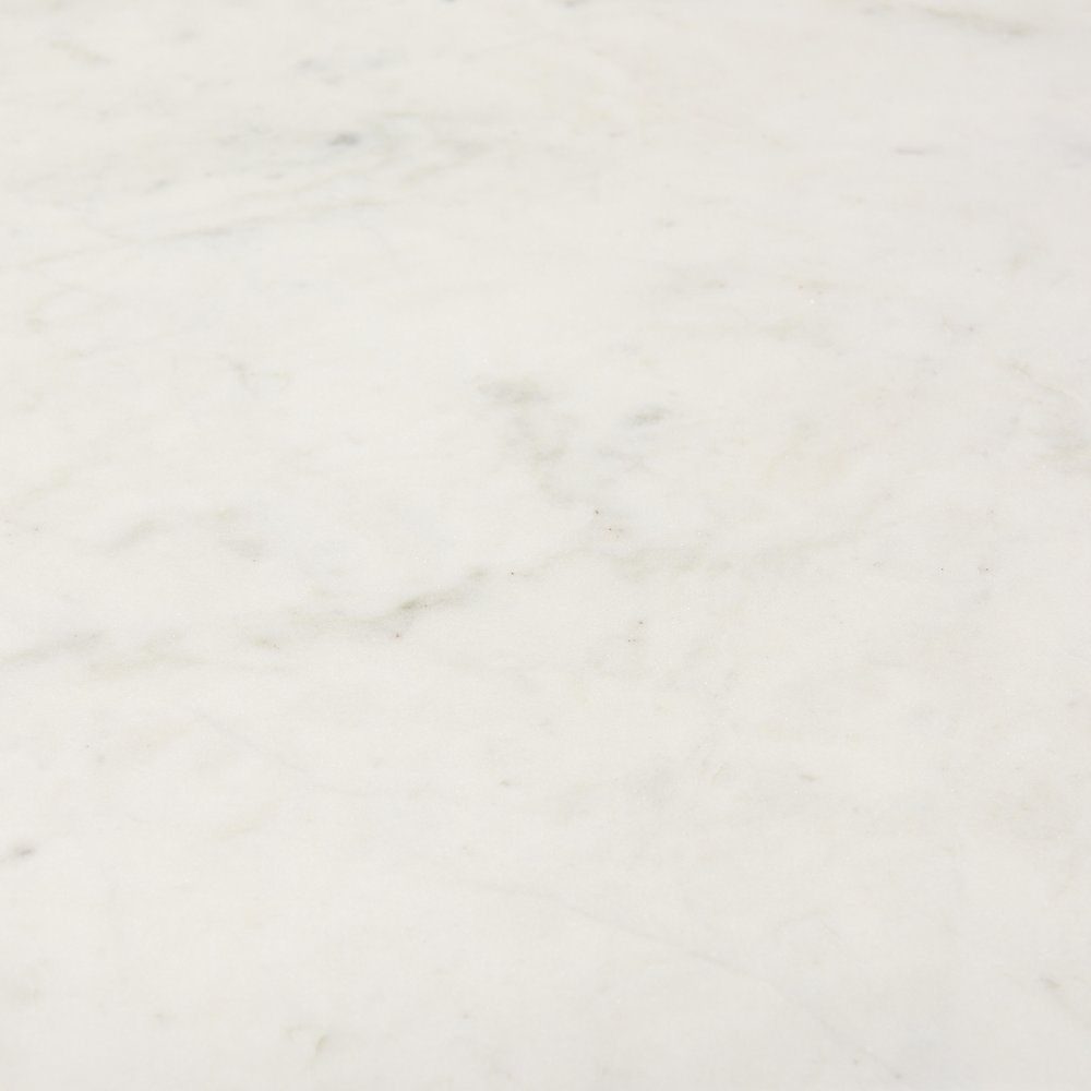 36" Gray Marble Pedestal Base Round Top Dining Table