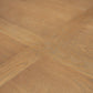 59" Brown Solid Wood Pedestal Base Round Top Dining Table