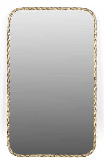 48" Brass Iron Framed Accent Mirror