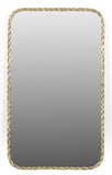 48" Brass Iron Framed Accent Mirror