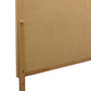 40" Natural Solid Wood Framed Mounted Accent Mirror