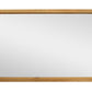 40" Natural Solid Wood Framed Mounted Accent Mirror