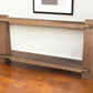 67" Brown Solid Wood Solid Console Table With Shelf